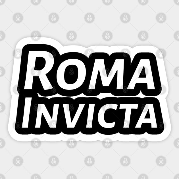 Roma Invicta Classical History Of Ancient Rome Saturnalia Sticker by Styr Designs